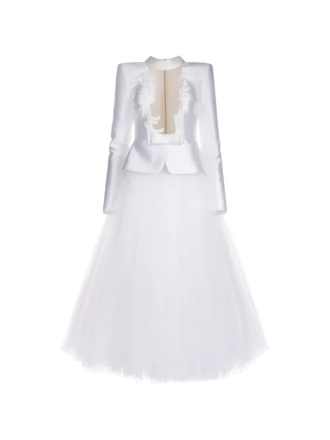 ARAFTU tulle peplum dress