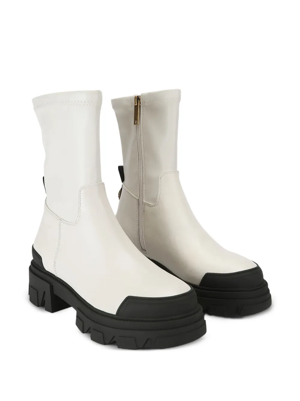 Kurt Geiger London stomp sock ankle boots Wit