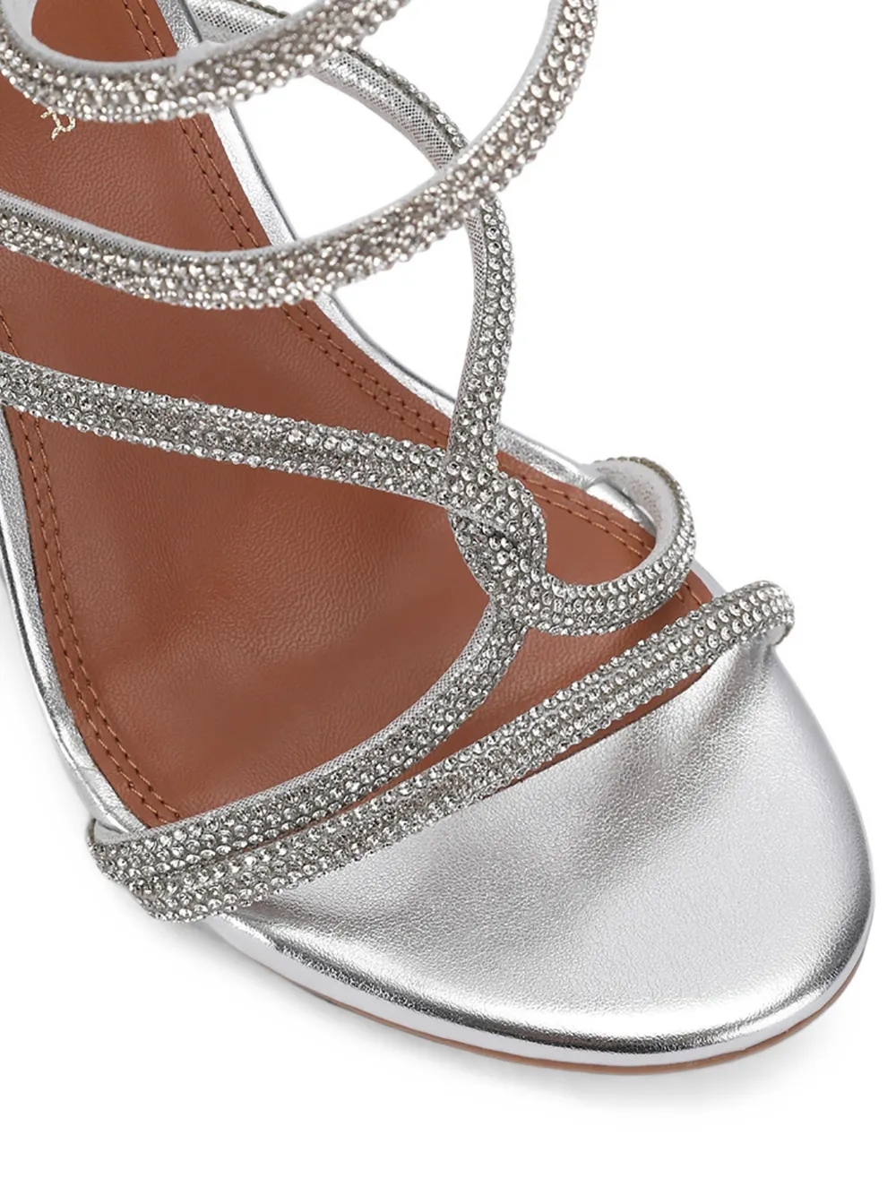 Kurt Geiger London knot spiral sandals Zilver
