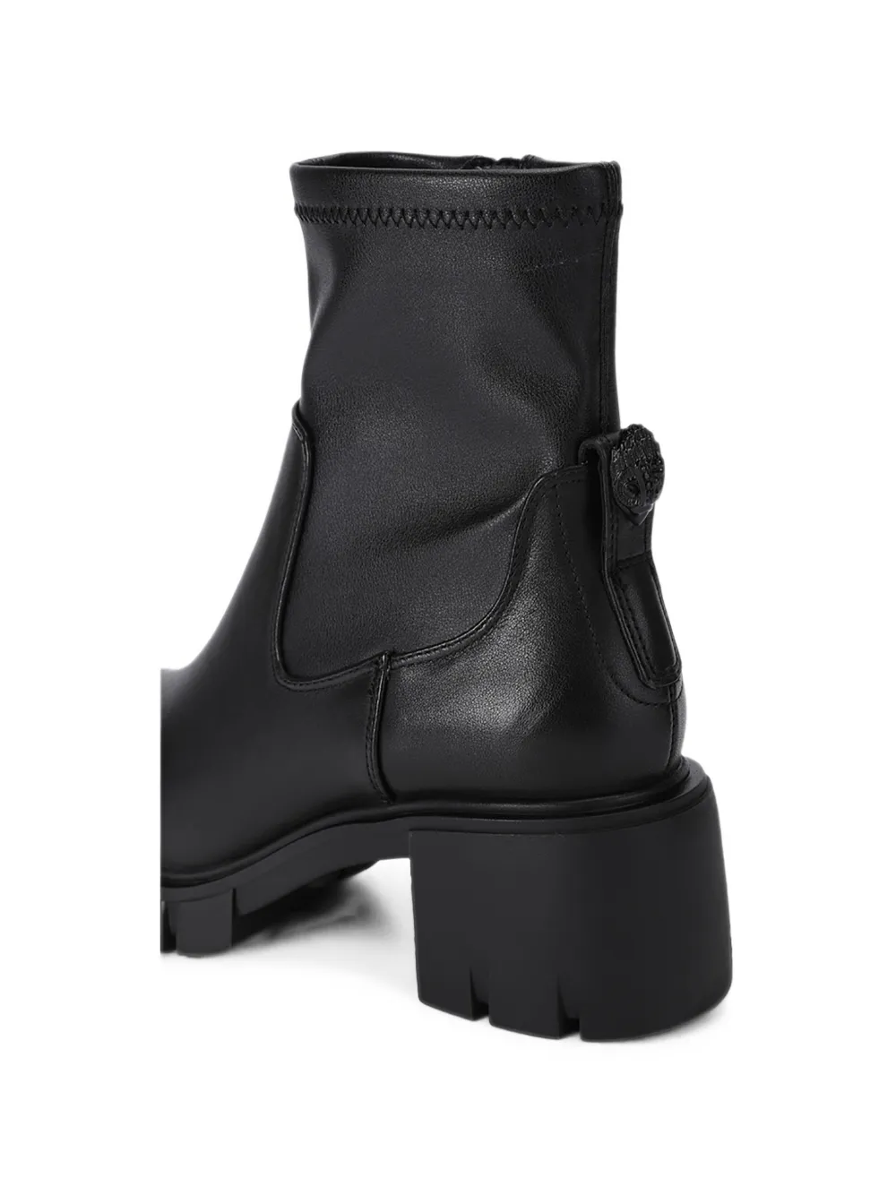 Kurt Geiger London eagle-plaque ankle boots Zwart