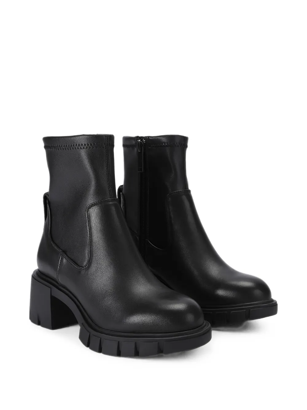 Kurt Geiger London eagle-plaque ankle boots Zwart