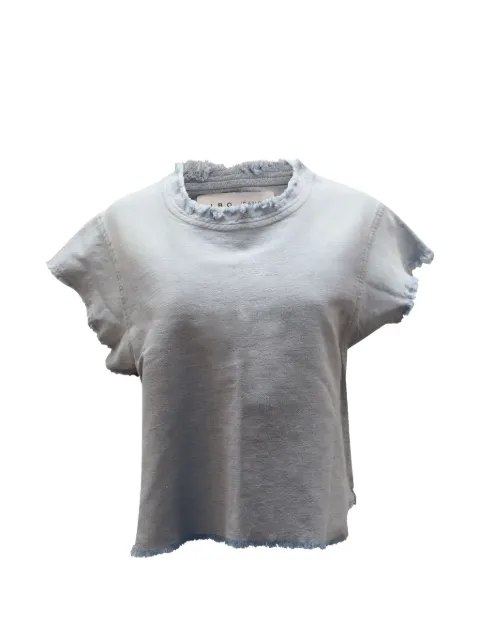 IRO t-shirt en jean Florie à bords francs