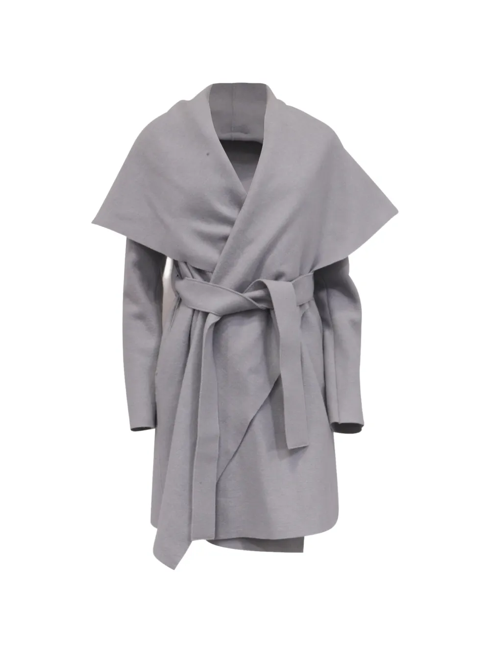 Harris Wharf London belted blanket coat - Grau
