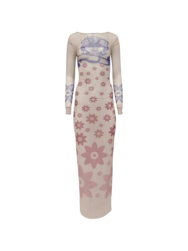 house of aama la sirene bodycon maxi dress | Neutrals Neck Size:18 exposed seams that accentuate notes-pre-up-8/5/25 Free People Cosmopolitan Beaded