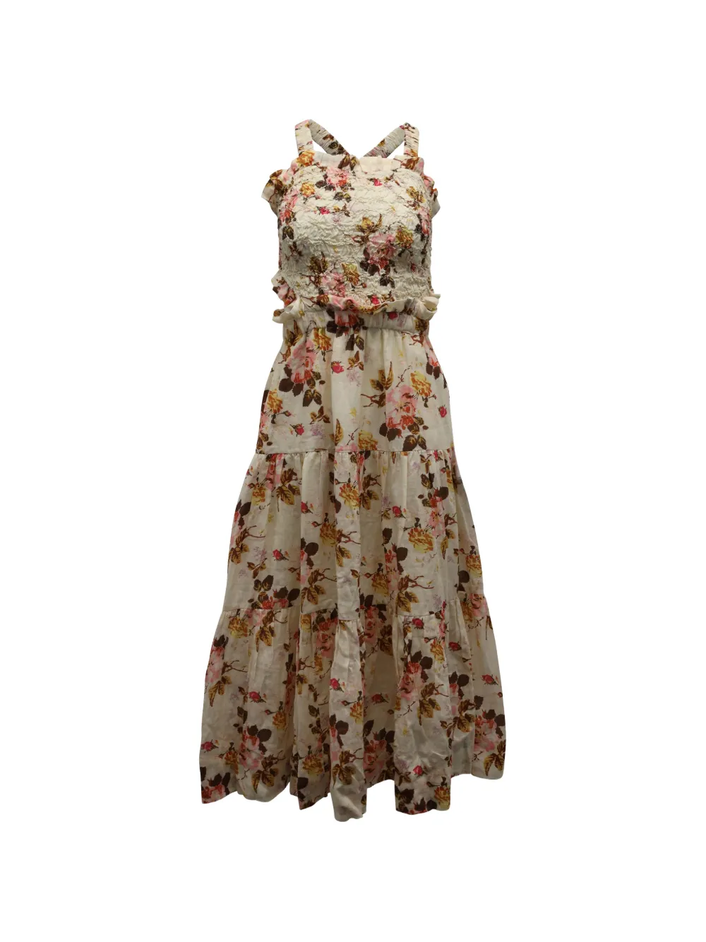 Sea Esme smocked maxi dress - Toni neutri