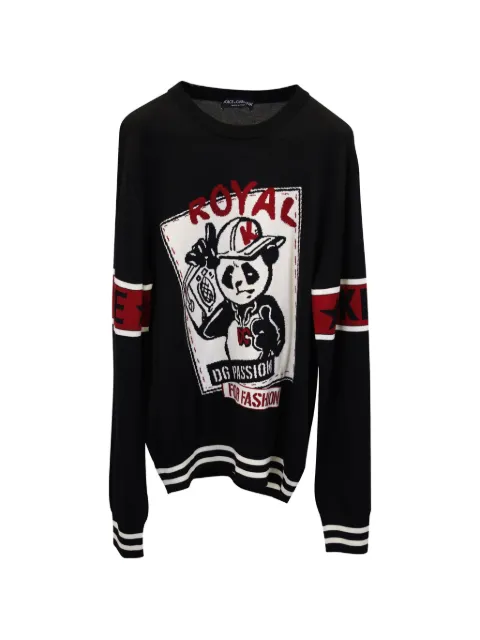 Dolce & Gabbana Pre-Owned jersey Passion con panda estampado