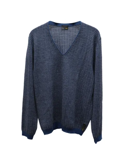 Fendi Pre-Owned knitted V-neck sweater