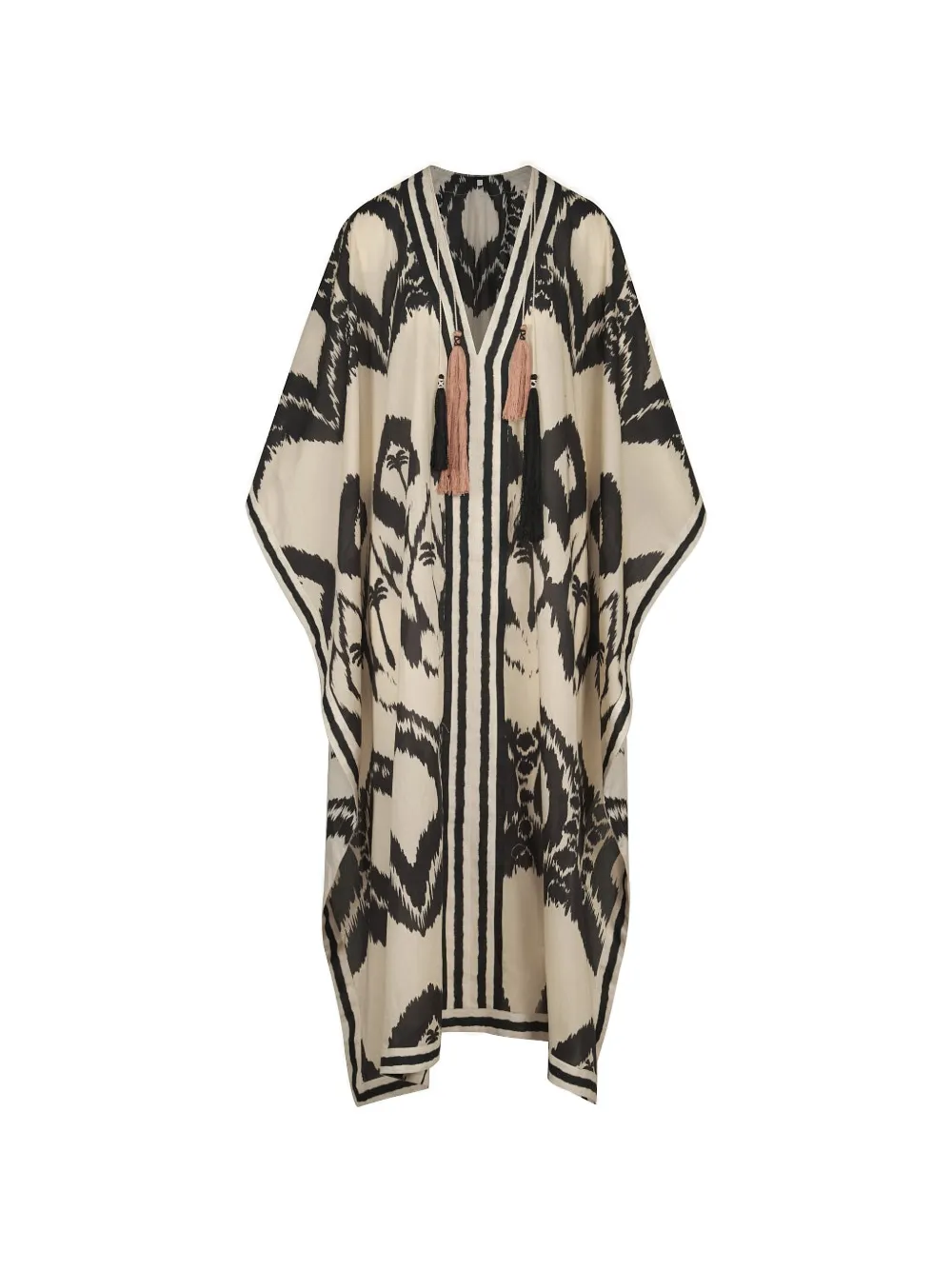Johanna Ortiz The Wind Of Palms midi dress - Nude