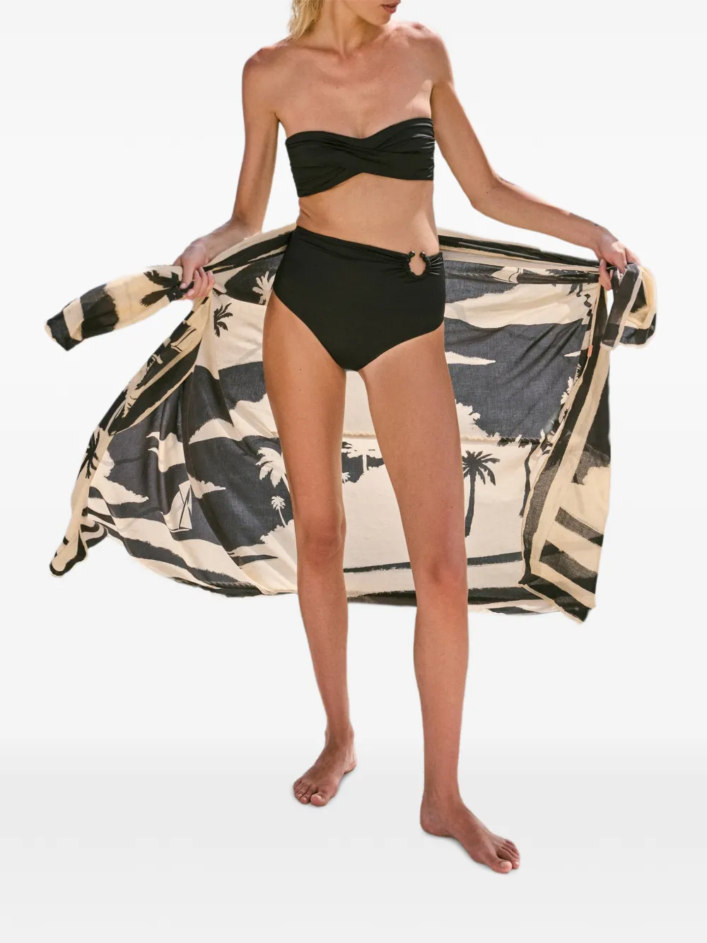 Johanna Ortiz Marinera bikinislip Zwart