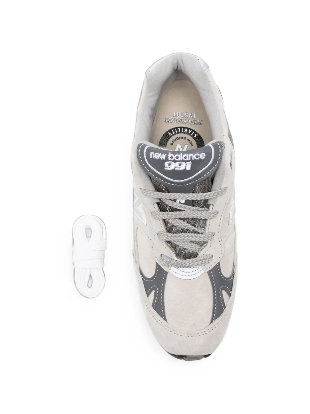 New Balance Made In UK 991v1 panelled sneakers Grijs