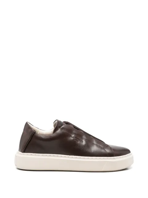 Alexander Smith London Slip-on Man logo-debossed leather sneakers