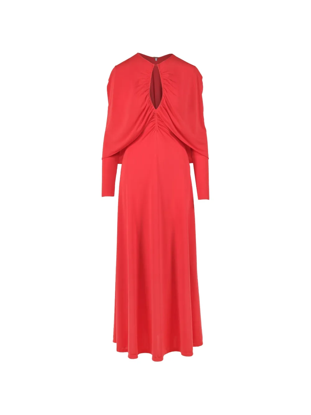 Johanna Ortiz Silent Solstice cape-detail maxi dress - Rosso