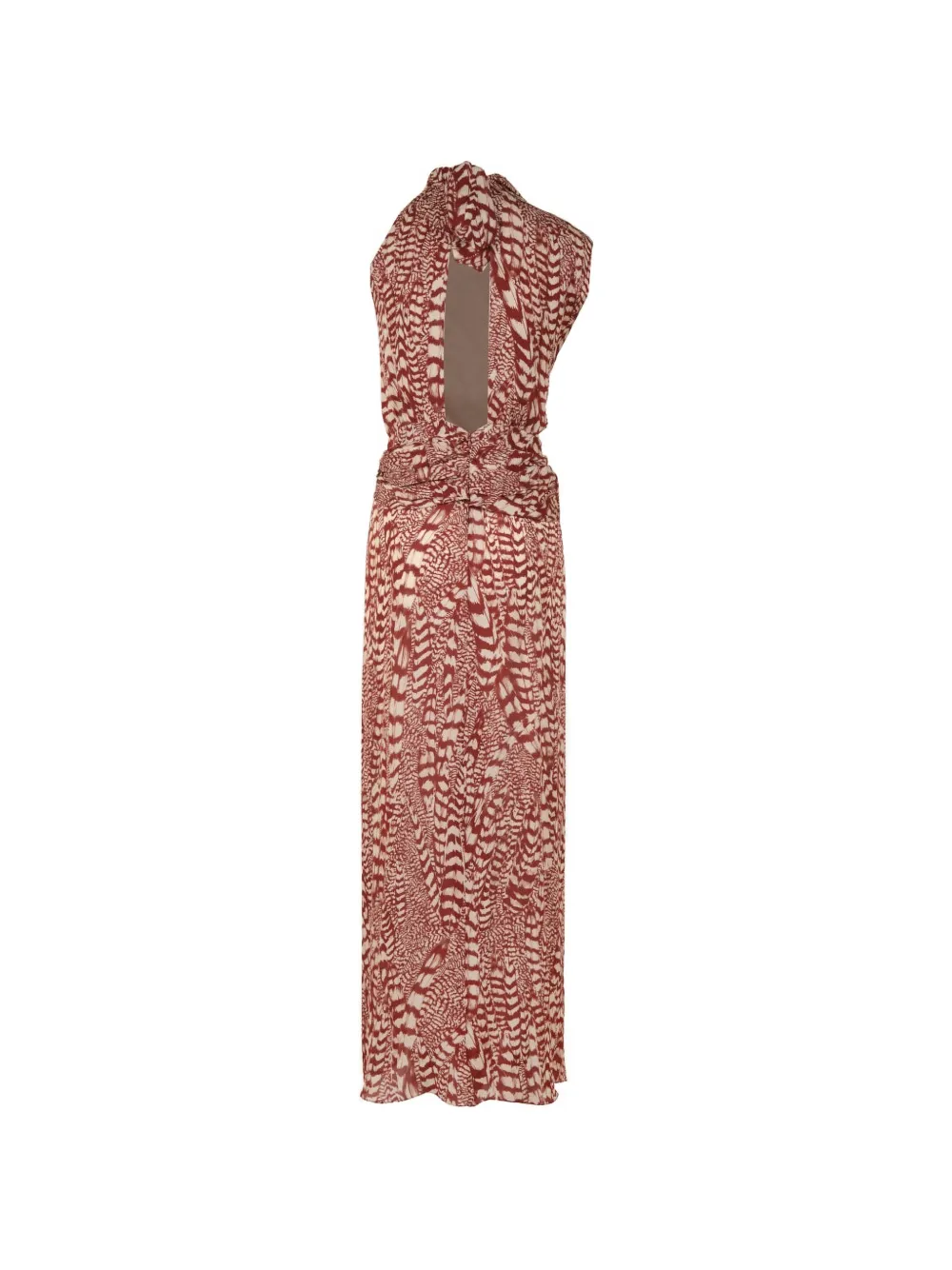 Johanna Ortiz Airborne Grace maxi-dress Rood