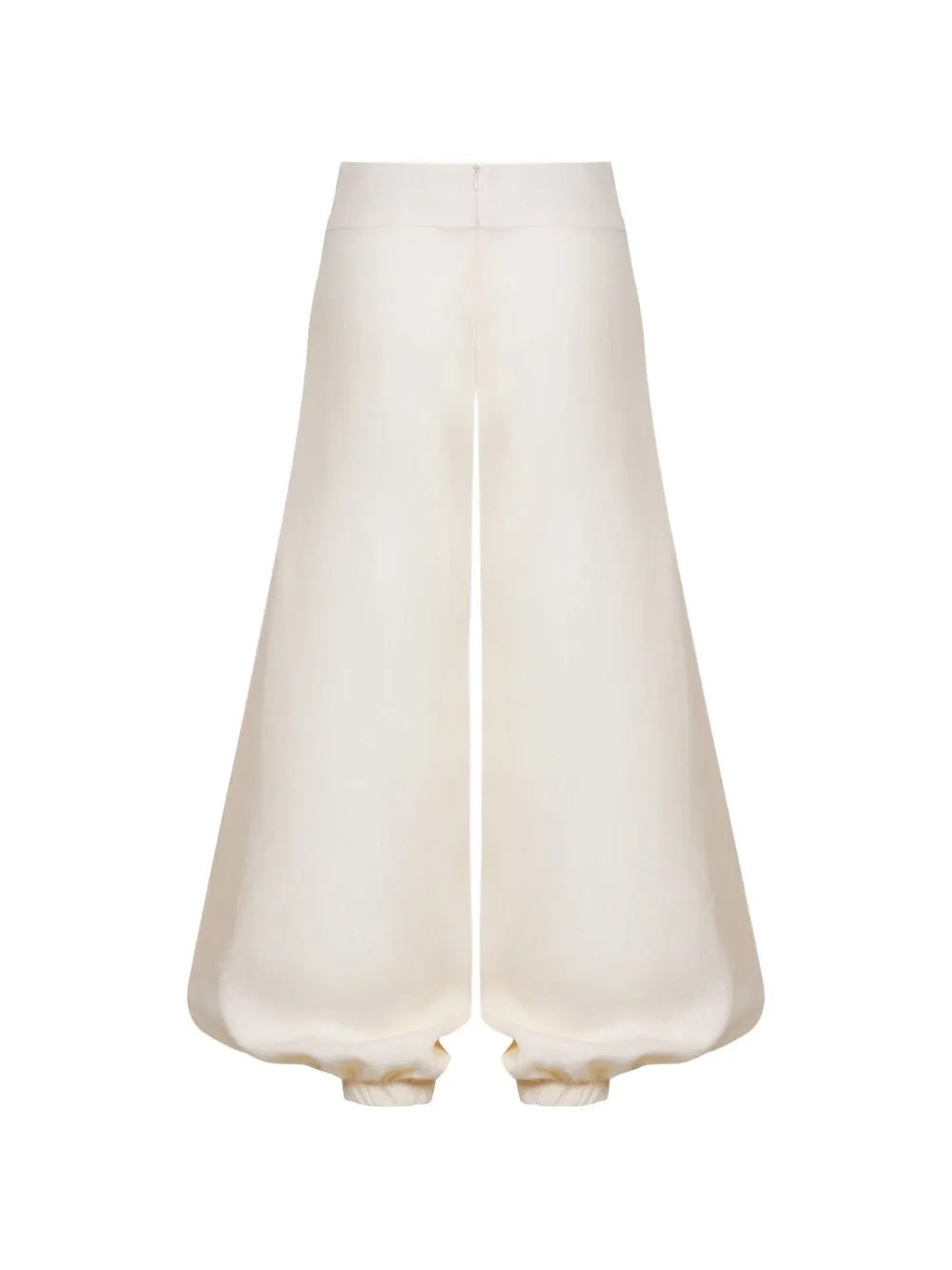 Johanna Ortiz Heat Echo gedrapeerde broek Beige