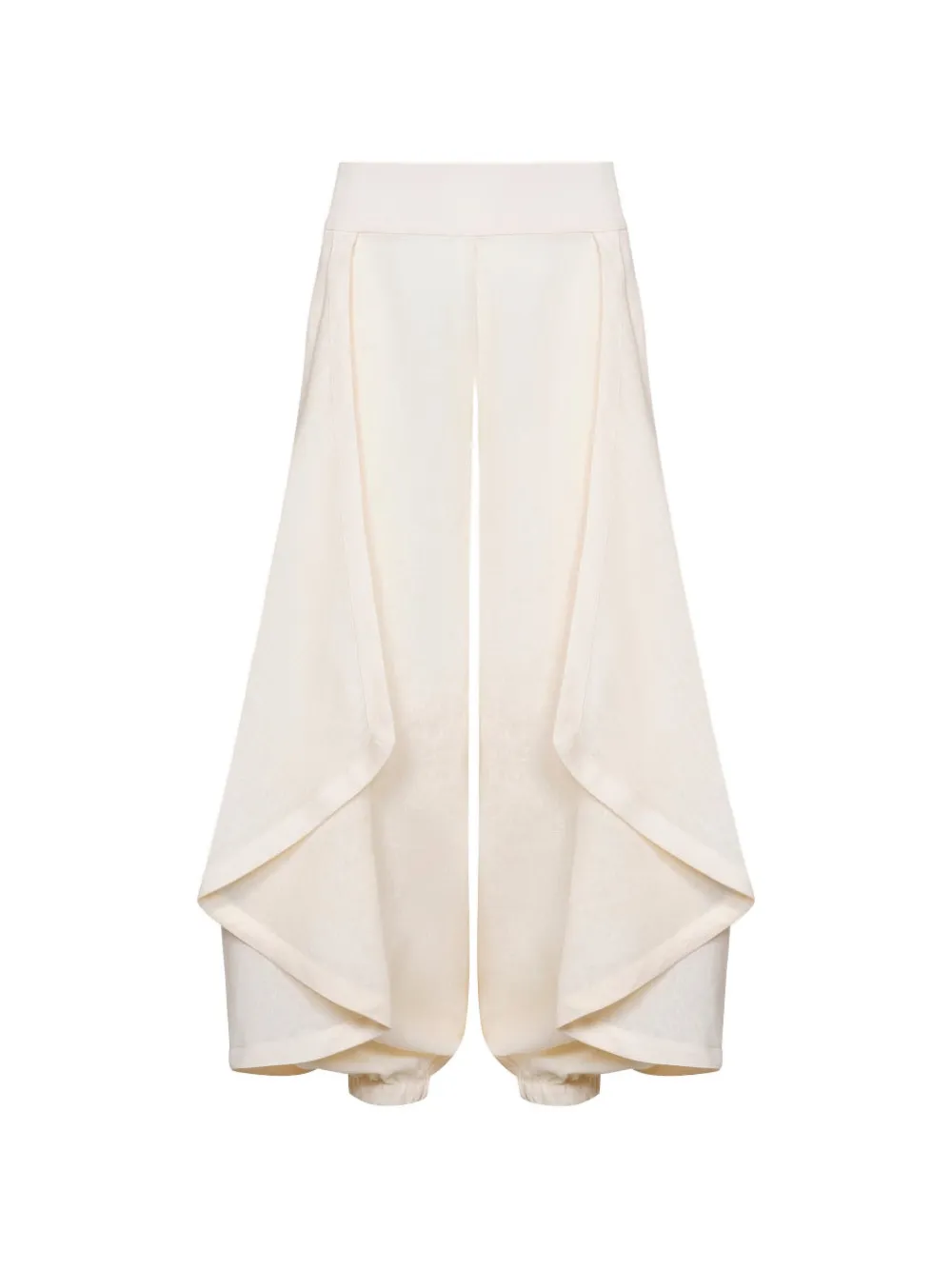 Johanna Ortiz Heat Echo draped trousers - Toni neutri