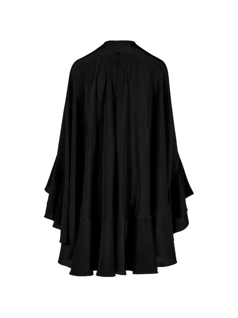 Johanna Ortiz Aromatic Garden cape met ruches Zwart