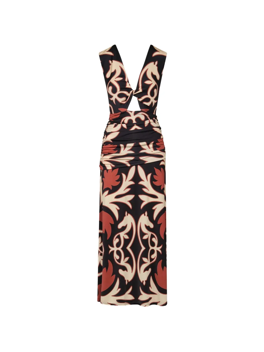 Johanna Ortiz Horizonte Mistico midi dress - Nero