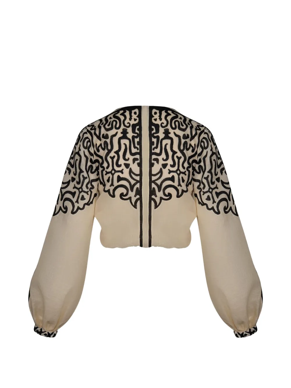 Johanna Ortiz Gentle Burn linnen top Beige