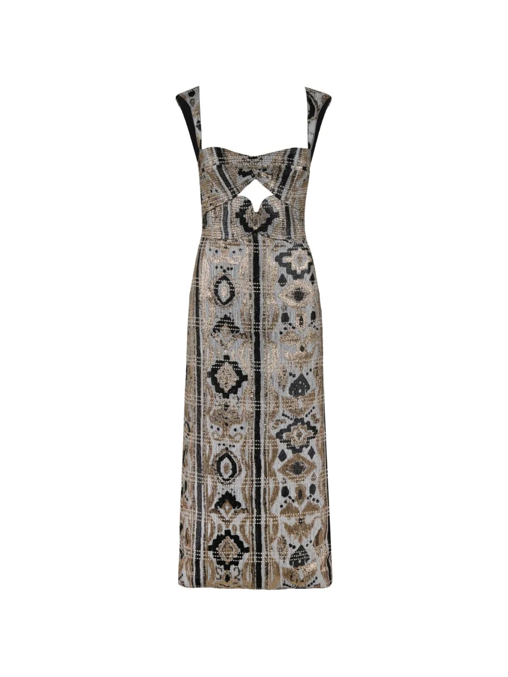 Johanna Ortiz Tropicana maxi dress - Toni neutri