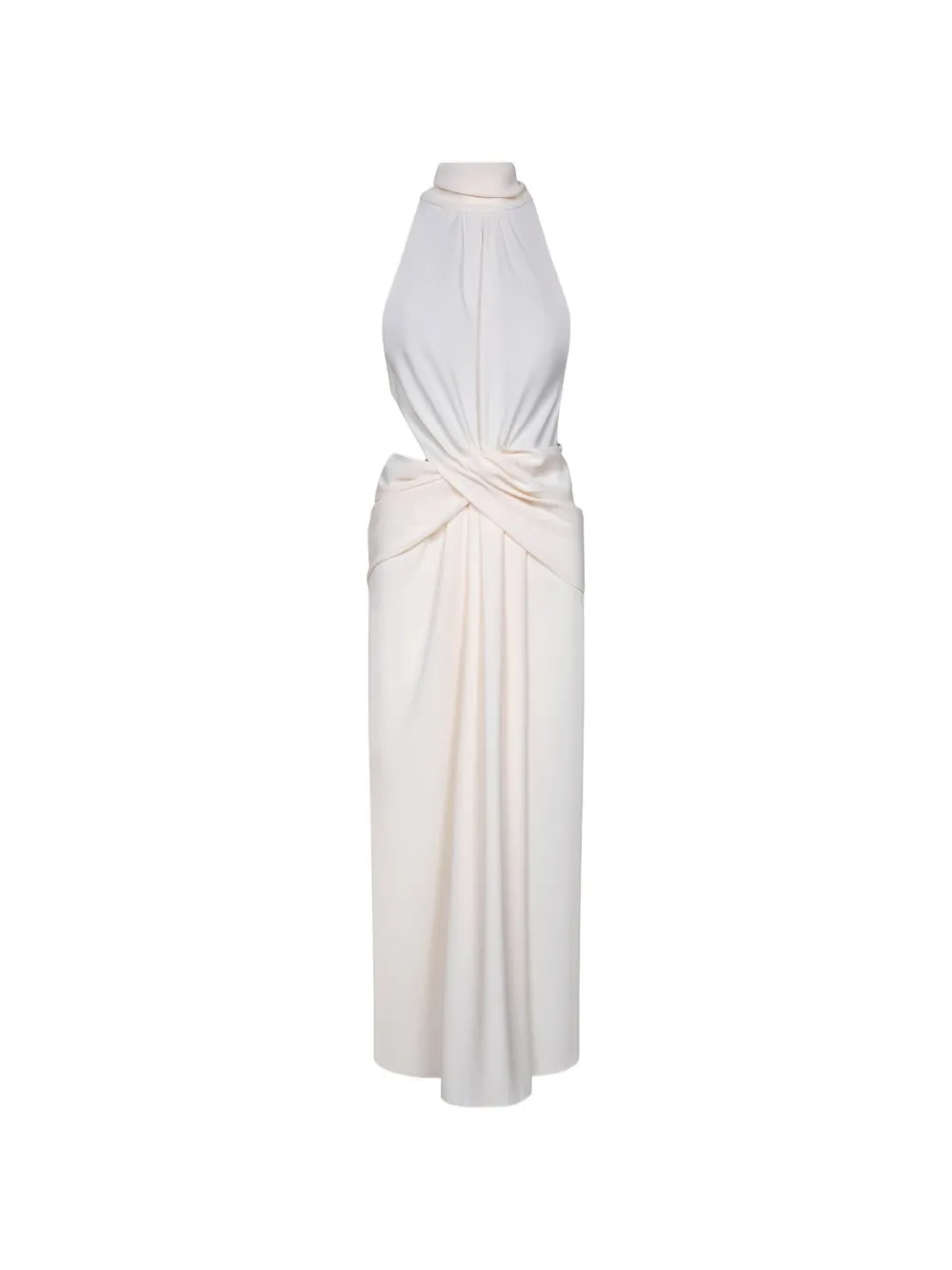 Johanna Ortiz Retro Drape maxi dress - Toni neutri
