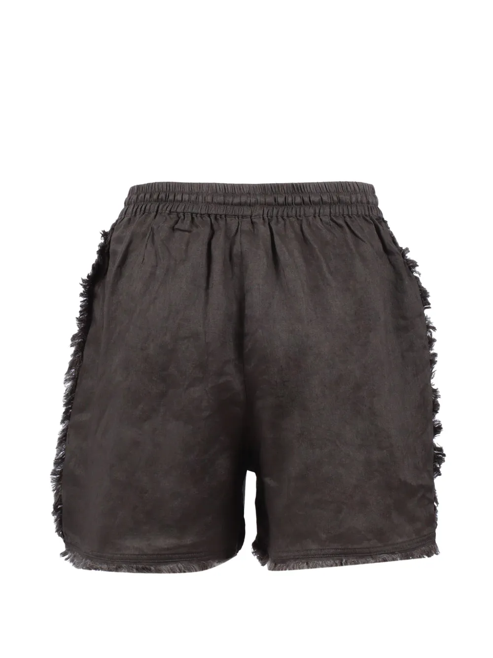 P.a.r.o.s.h Fringed Drawstring Shorts In 브라운