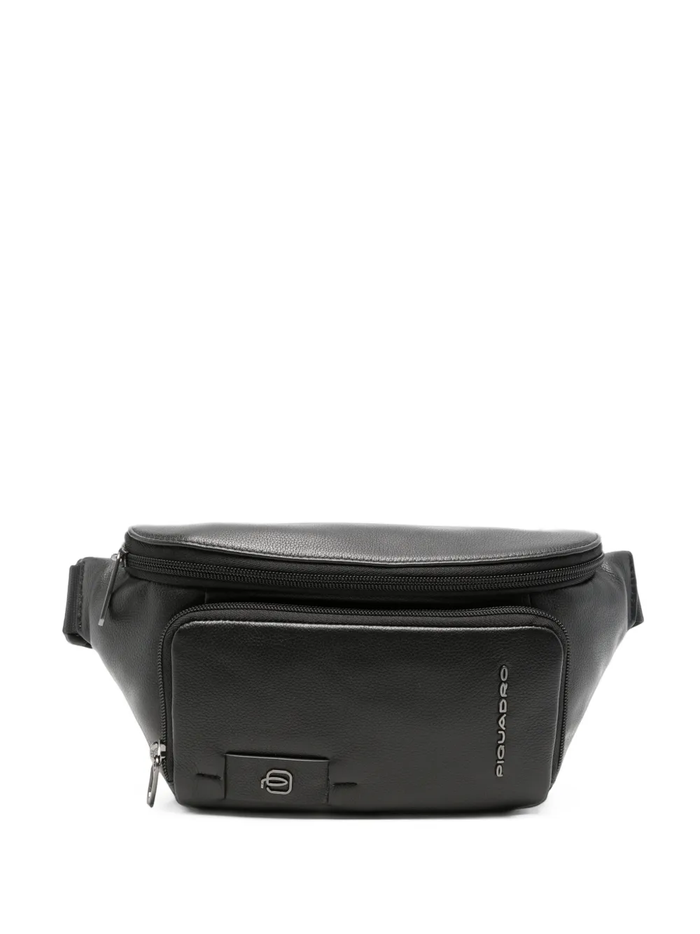 PIQUADRO grained leather belt bag Zwart