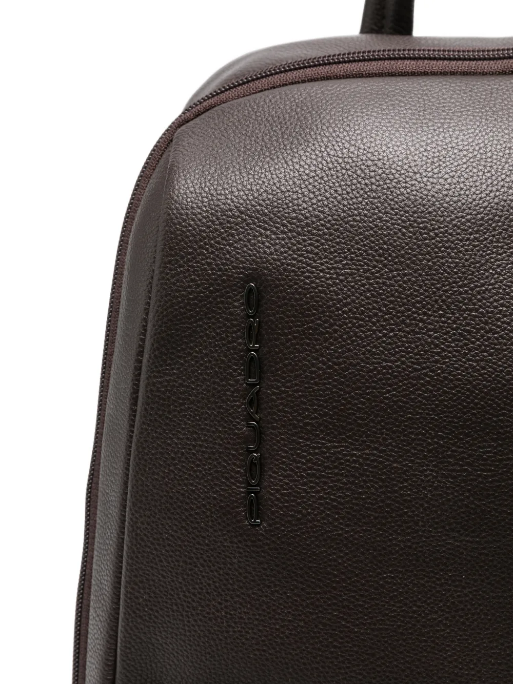PIQUADRO Russel grained-leather backpack Bruin
