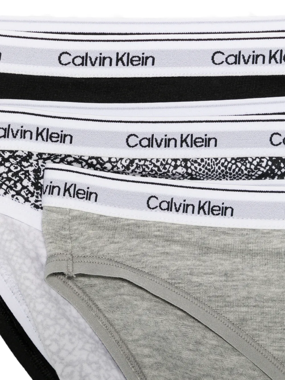 Calvin Klein String met logo tailleband Zwart