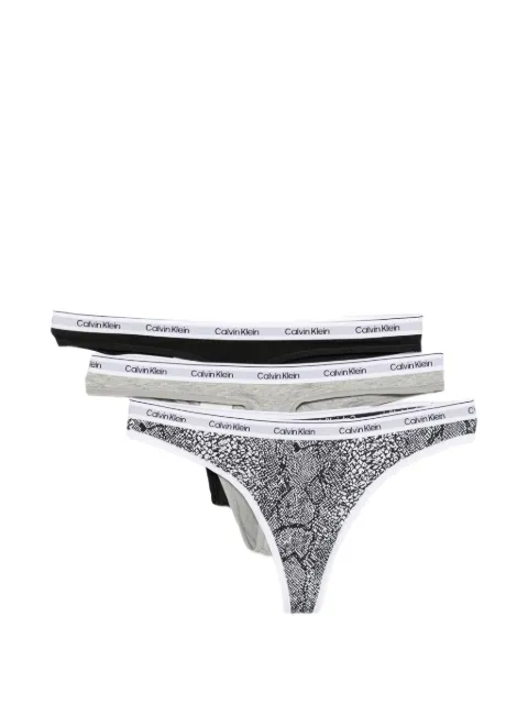 Calvin Klein logo-waistband briefs (pack of three)