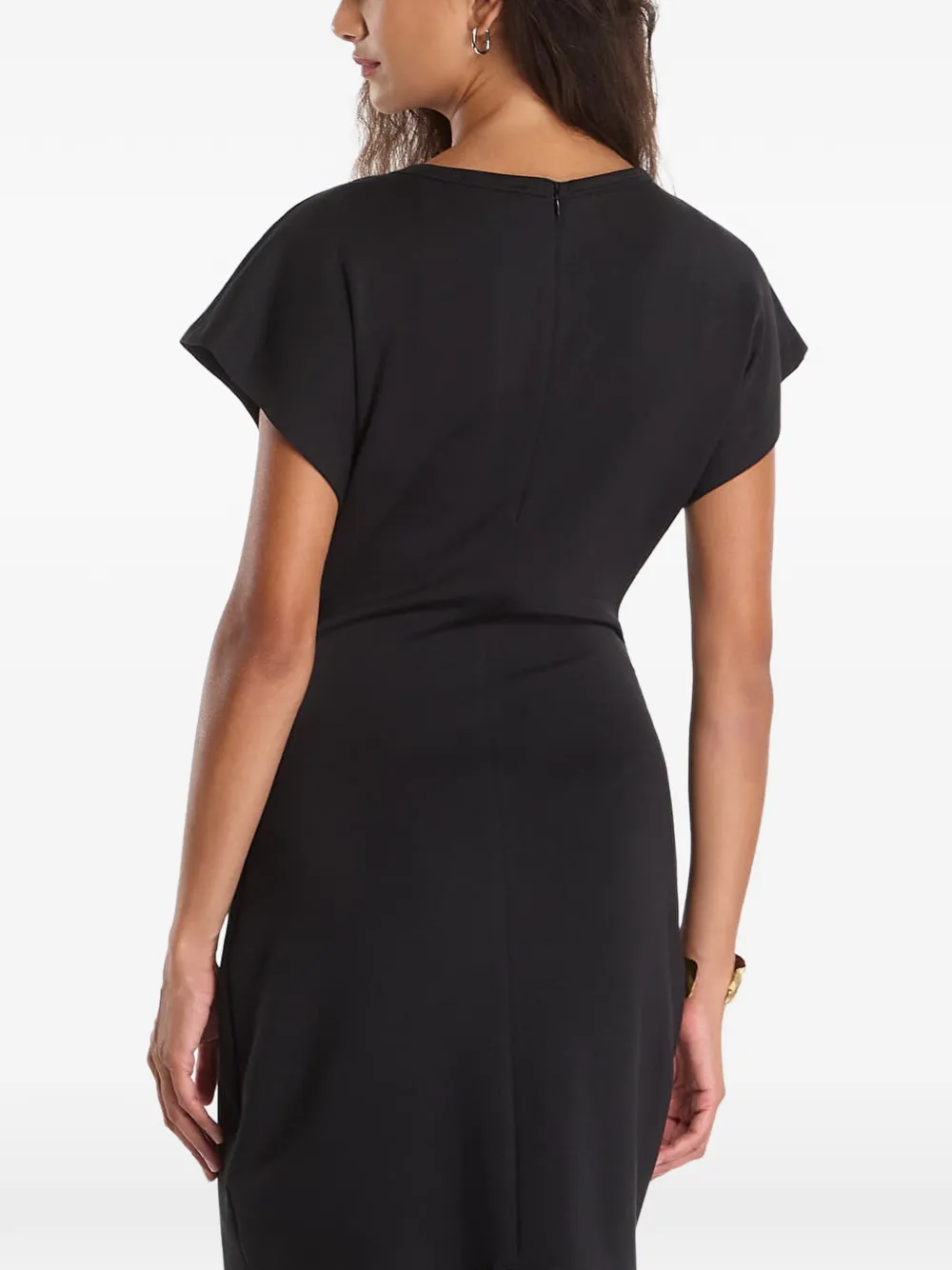 GUESS USA logo-plaque mini dress Zwart