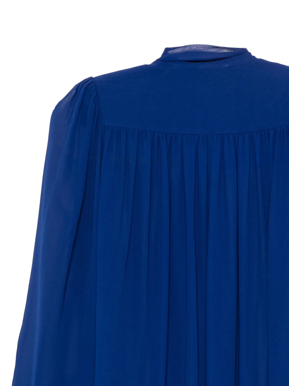 Elie Saab Geplooide blouse Blauw