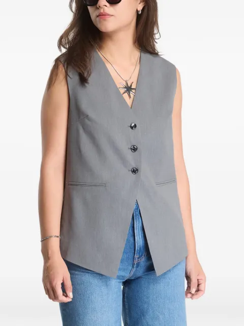 SAMSOE SAMSOE Satova button-fastening waistcoat