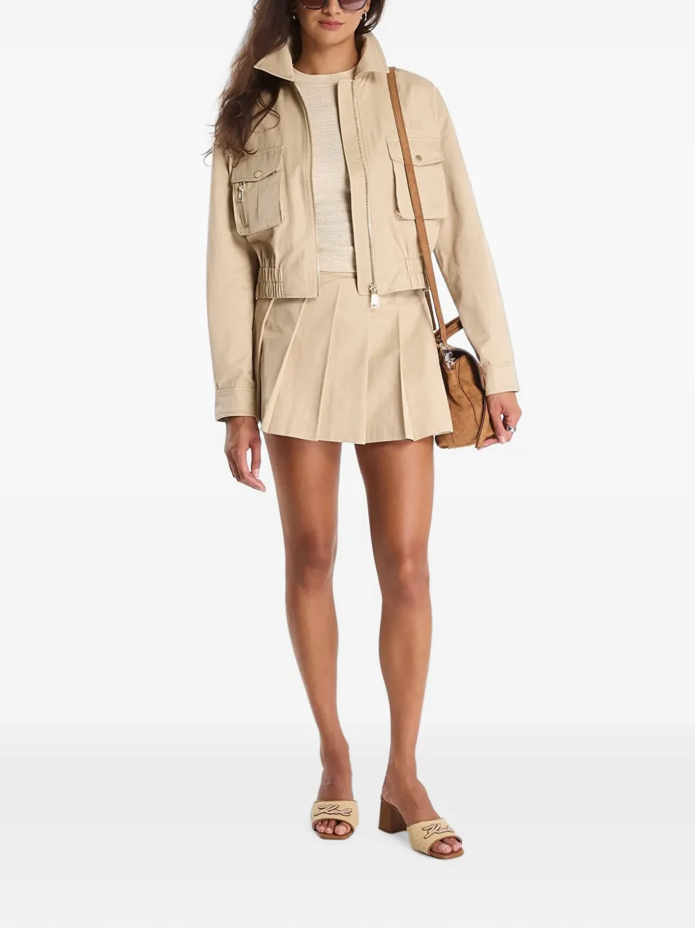 GUESS USA Jack met rits Beige
