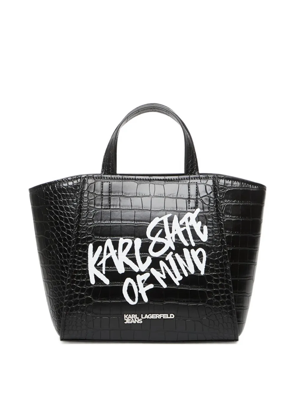 Karl Lagerfeld Jeans mini croc-effect tote bag · OS