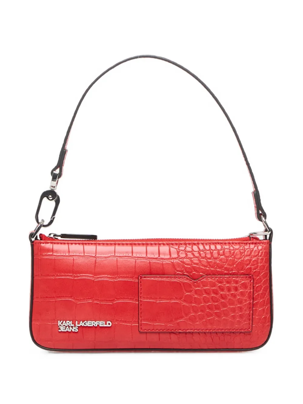 Karl Lagerfeld Jeans croc-effect shoulder bag