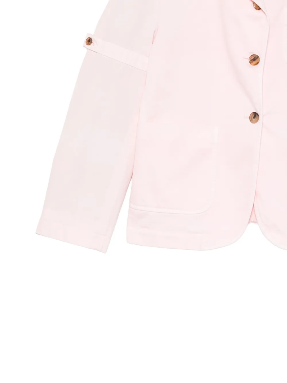 Thom Browne Button-up jack met gekerfde revers Roze