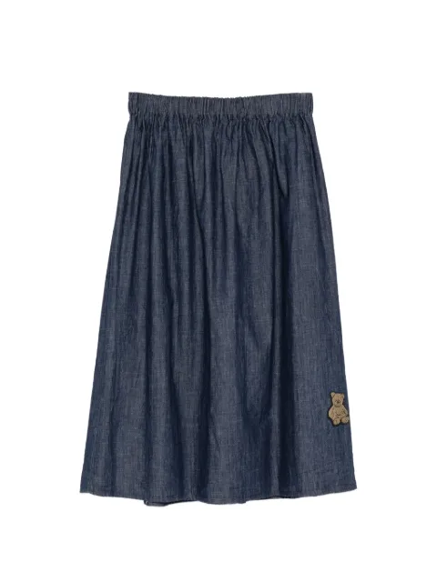 Joshua Sanders logo-embroidered skirt