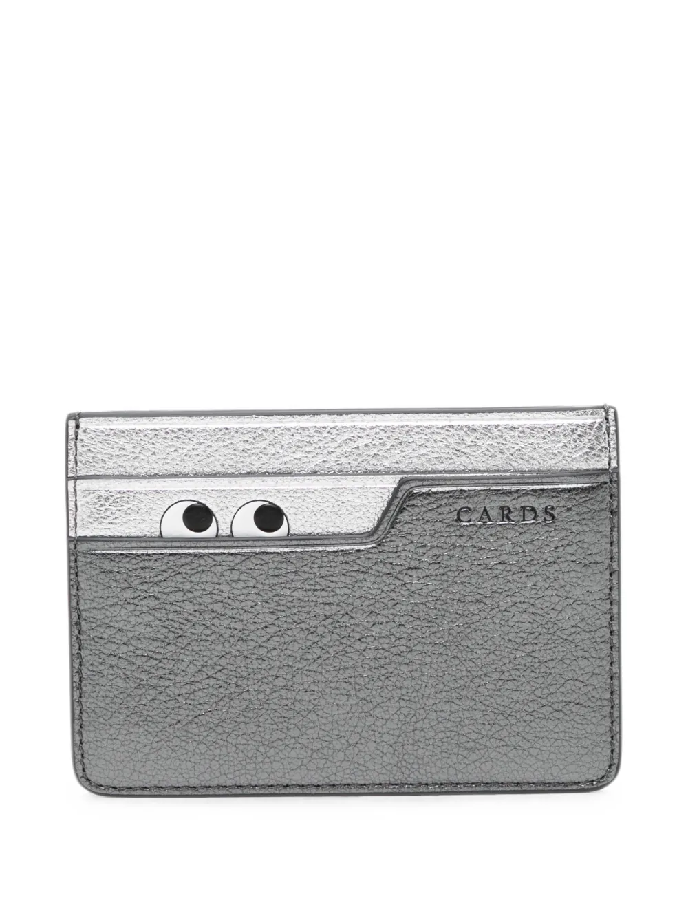 Anya Hindmarch Portacarte Pepping Eyes - Grigio