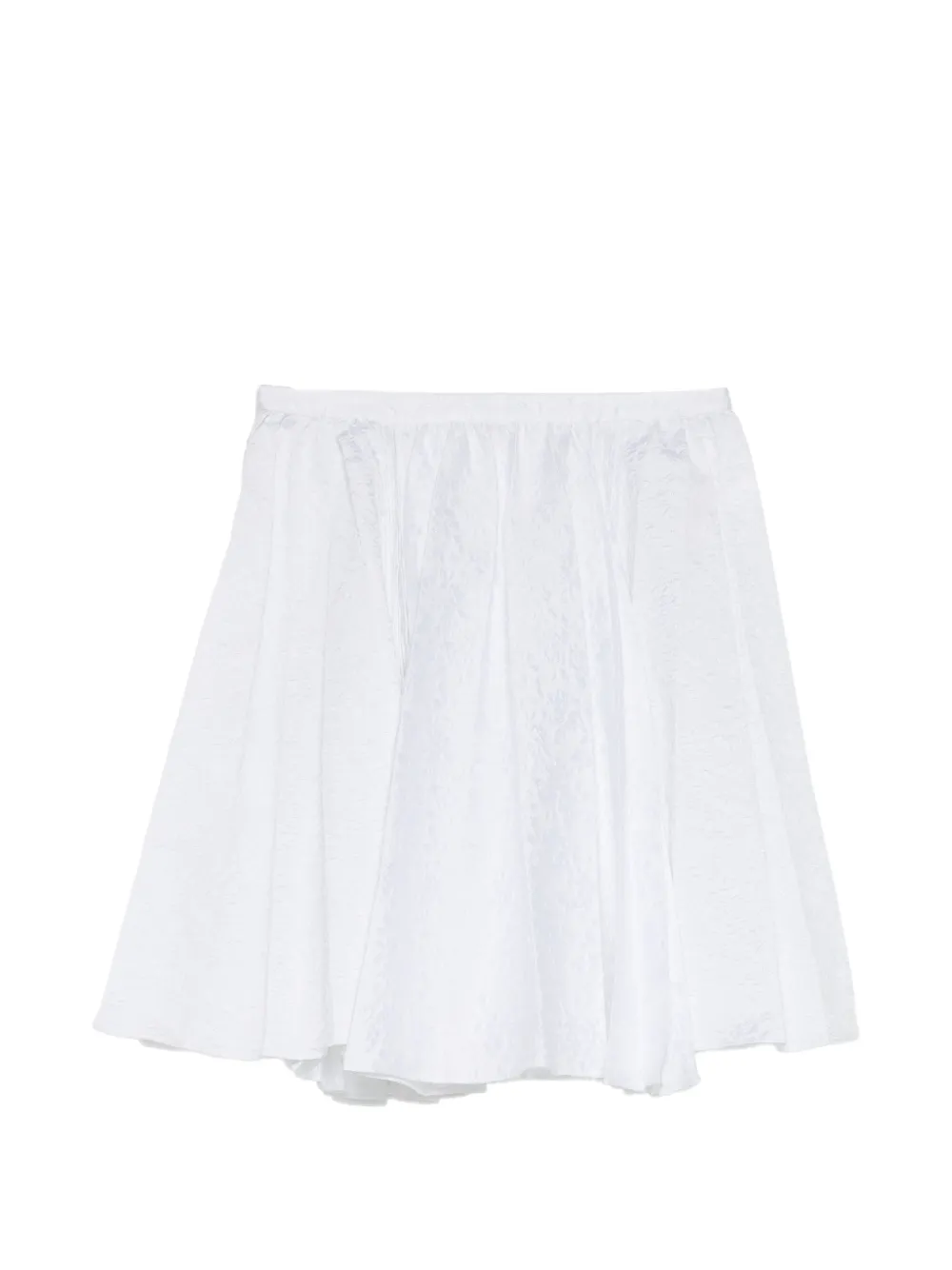SHUSHU TONG Plooirok met jacquard Wit