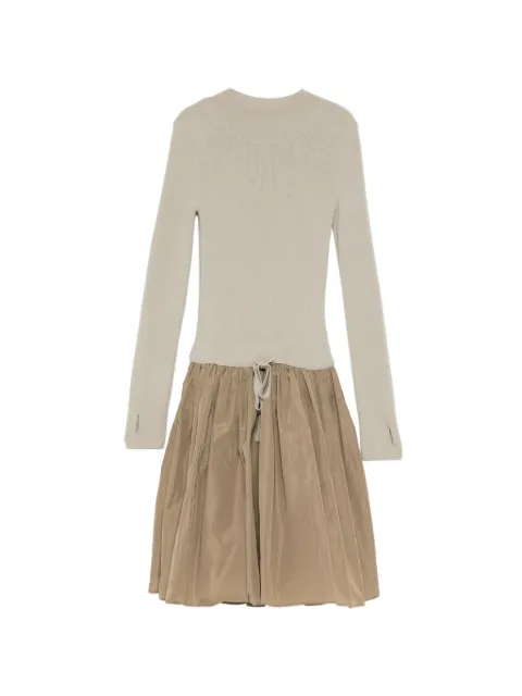 Kimhekim ribbed-knit flared dress
