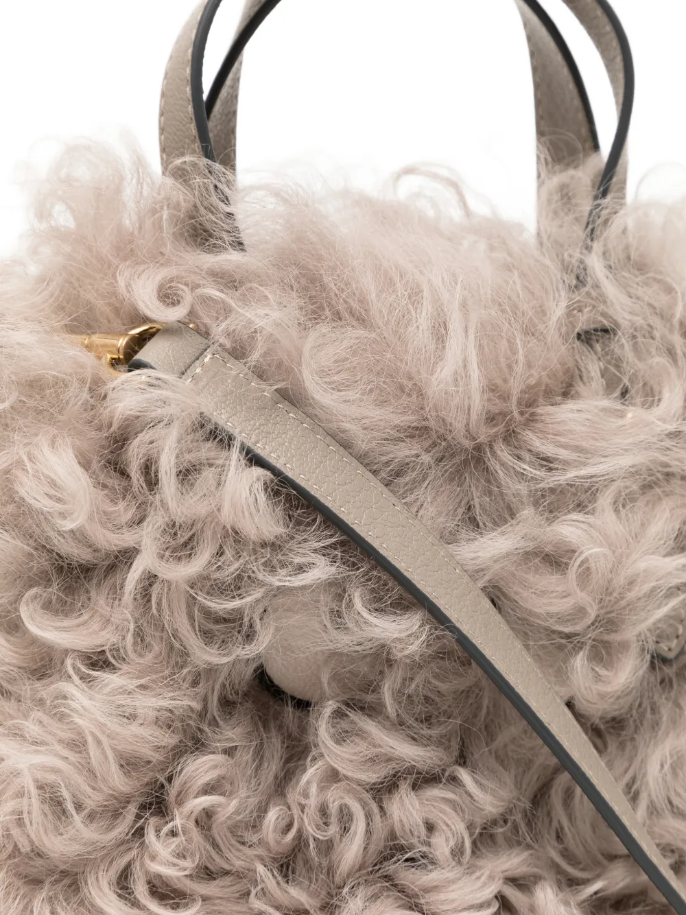 Anya Hindmarch Eyes Tote Bag in Neutrals, view 4