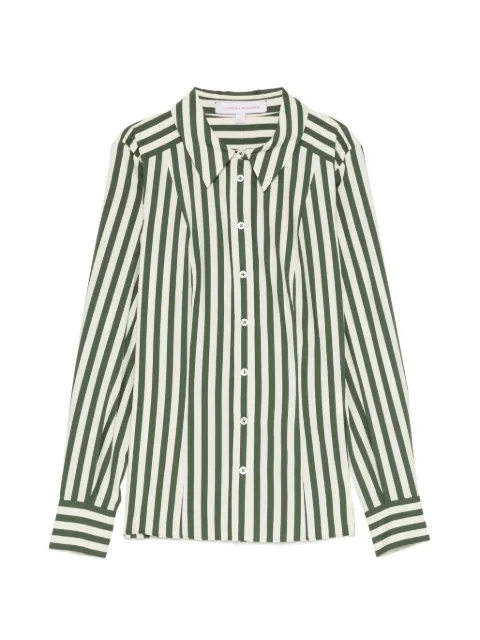 Carolina Herrera camisa manga larga con motivo de rayas