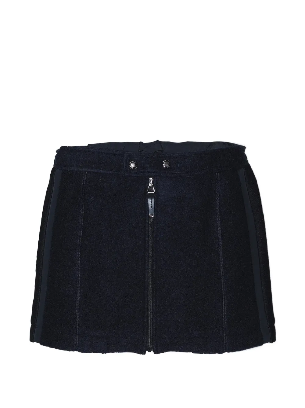 Toga Pulla jupe droite courte à empiècements et fermeture zippée - Bleu Toga Pulla jupe droite courte à empiècements et fermeture zippée - Bleu