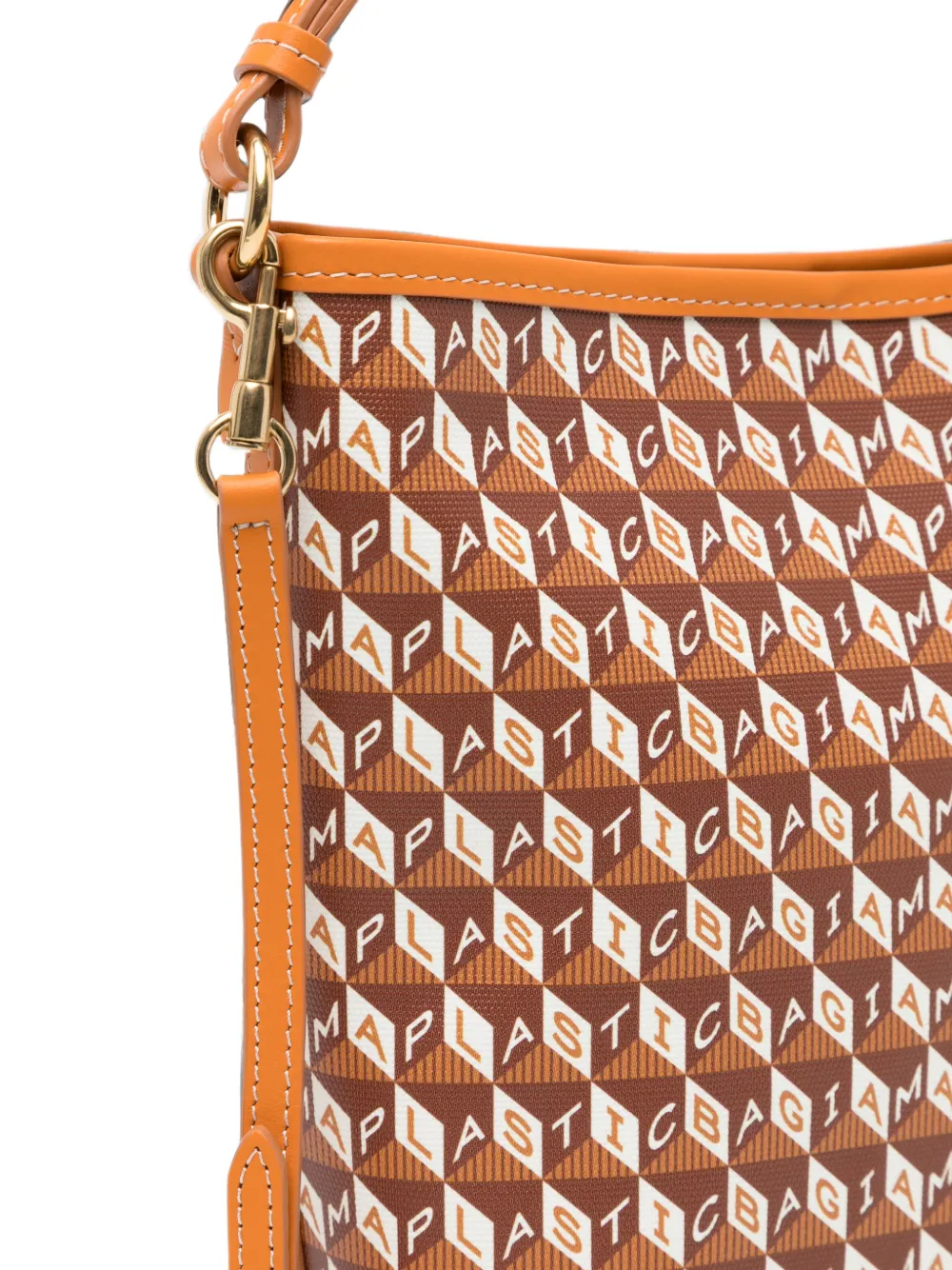 Anya Hindmarch I Am A Plastic Bag bucket-tas Bruin