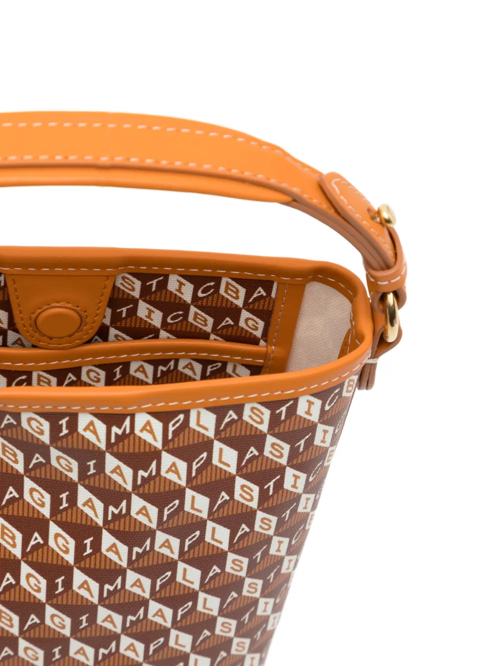 Anya Hindmarch I Am A Plastic Bag bucket-tas Bruin