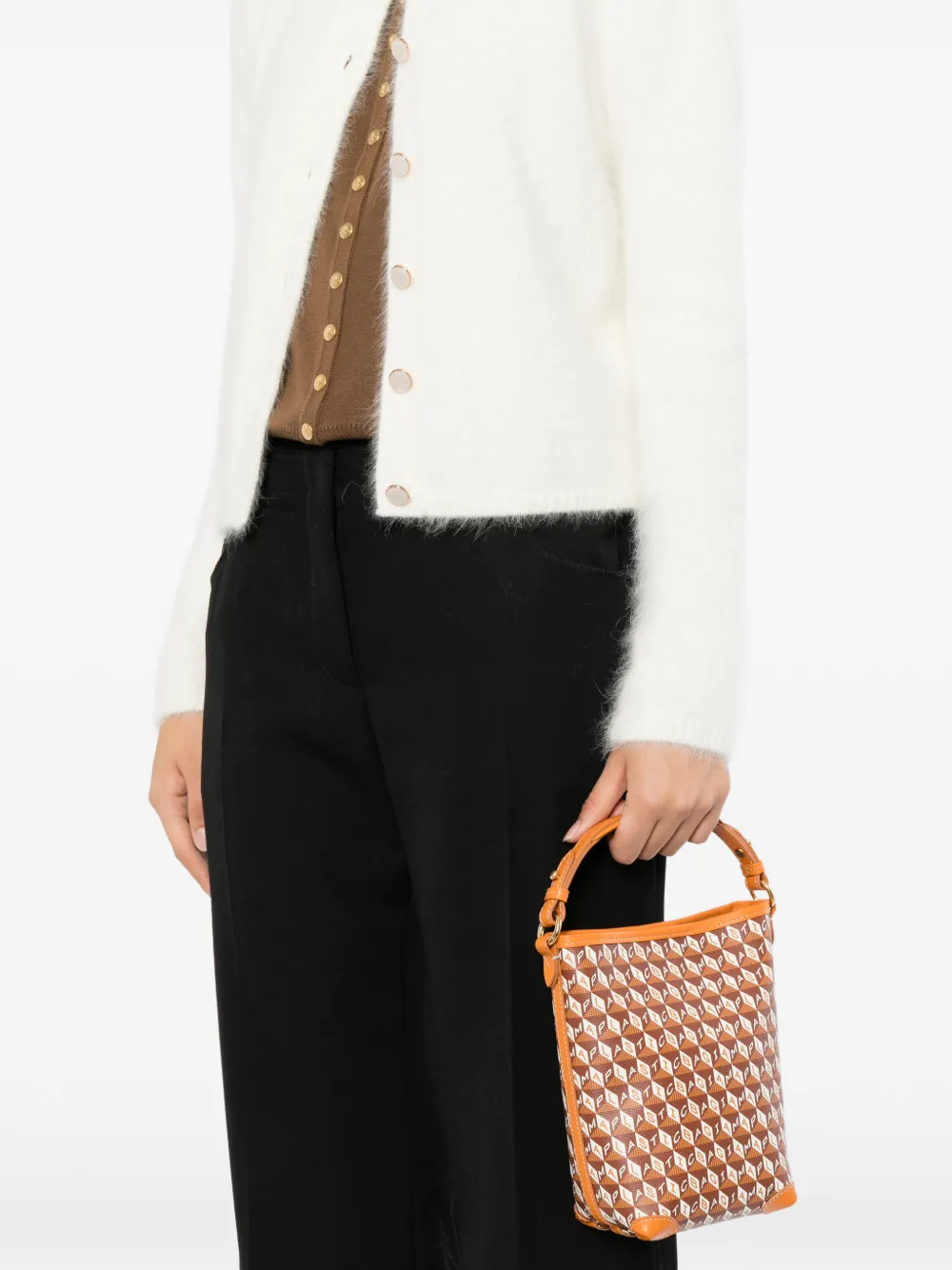Anya Hindmarch I Am A Plastic Bag bucket-tas Bruin