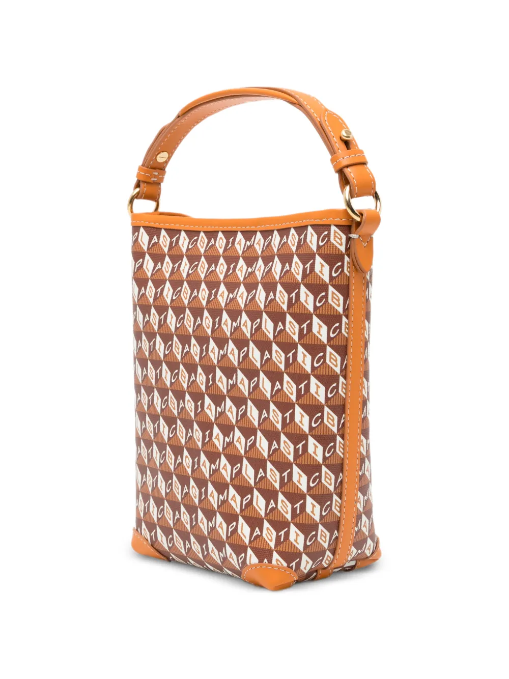 Anya Hindmarch I Am A Plastic Bag bucket-tas Bruin