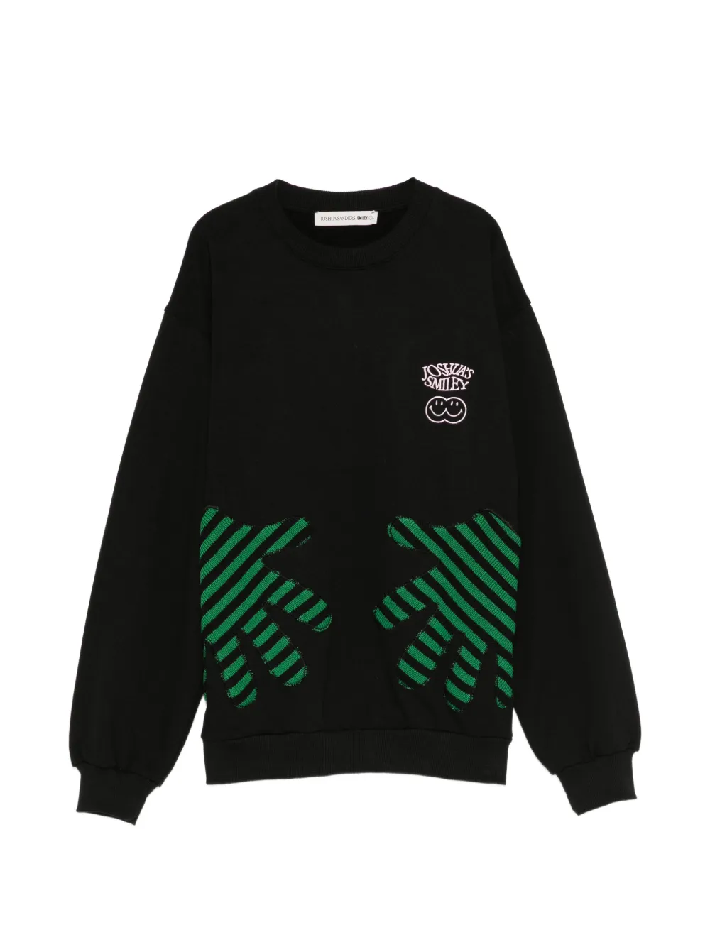 Joshua Sanders Sweatshirt mit Logo-Stickerei - Schwarz