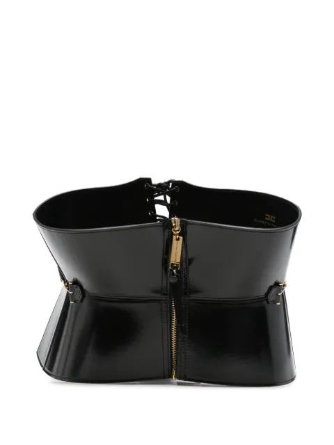 Elisabetta Franchi logo-plaque belt