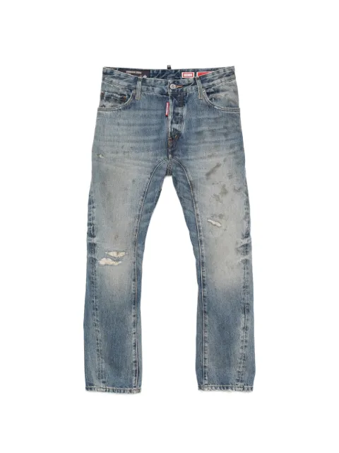 DSQUARED2 distressed-effect paneled jeans